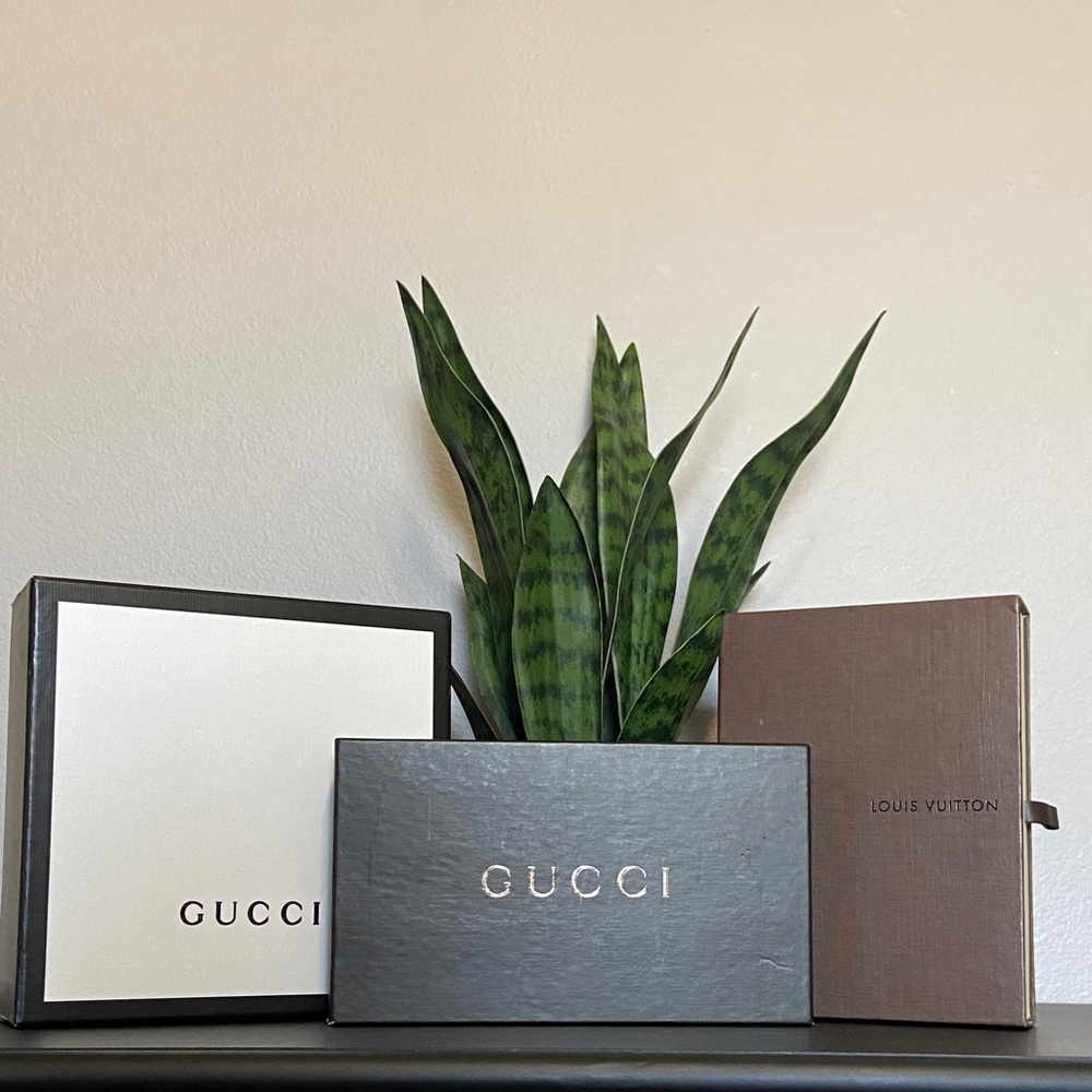 Luxury Boxes: Gucci & Louis Vuitton Set of 3 Boxes